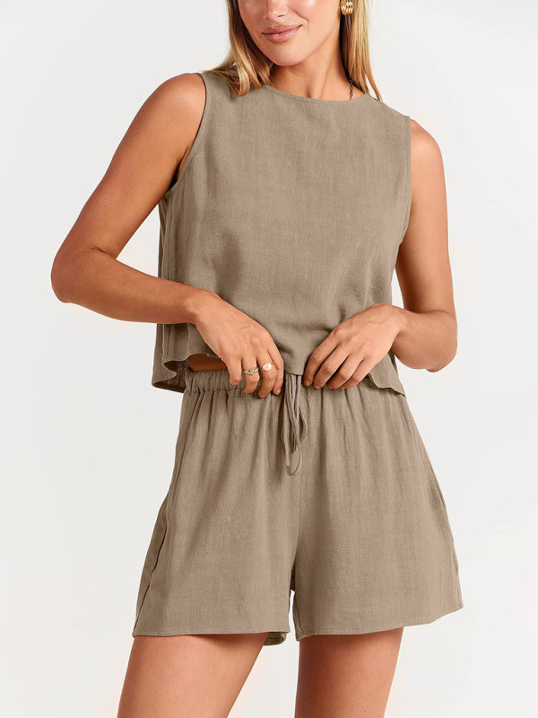 Cropped Sleeveless Top